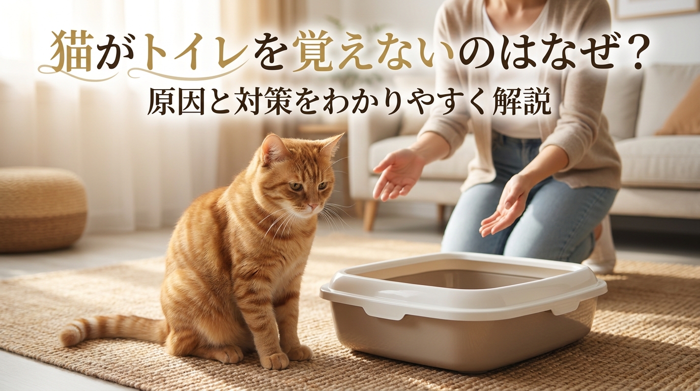 猫がトイレを覚えないのはなぜ?原因と対策をわかりやすく解説
