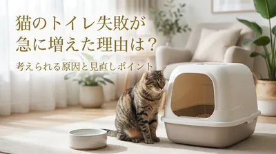 猫のトイレ失敗が急に増えた理由は？考えられる原因と見直しポイント