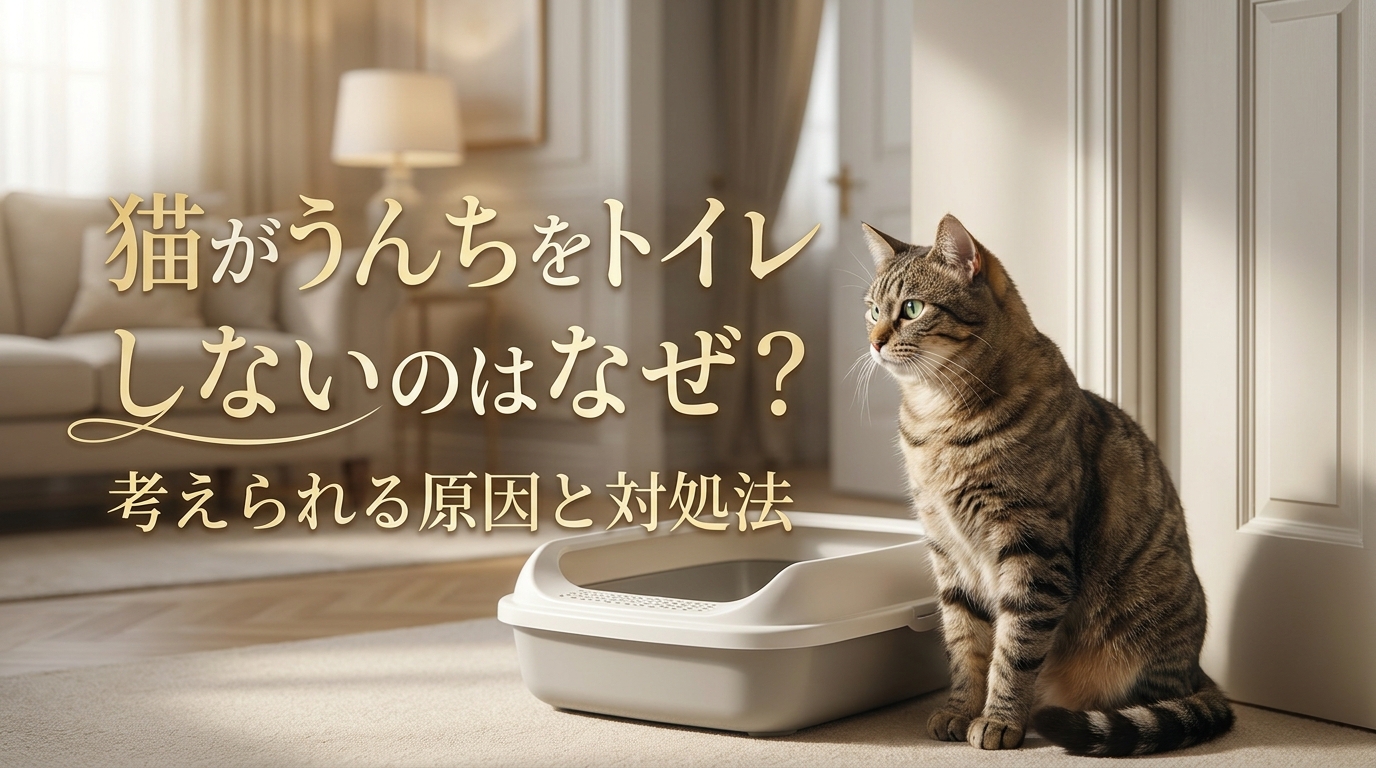 猫がうんちをトイレでしないのはなぜ？考えられる原因と対処法