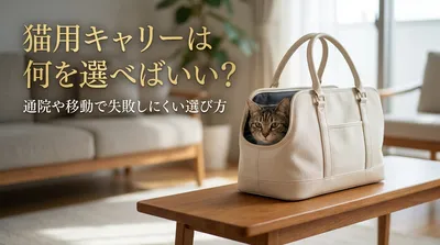 猫用キャリーは何を選べばいい？通院や移動で失敗しにくい選び方