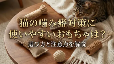 猫の噛み癖対策に使いやすいおもちゃは？選び方と注意点を解説