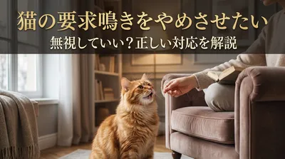猫の要求鳴きをやめさせたい｜無視していい？正しい対応を解説