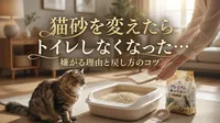 猫砂を変えたらトイレしなくなった…嫌がる理由と戻し方のコツ