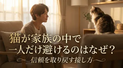 猫が家族の中で一人だけ避けるのはなぜ？信頼を取り戻す接し方