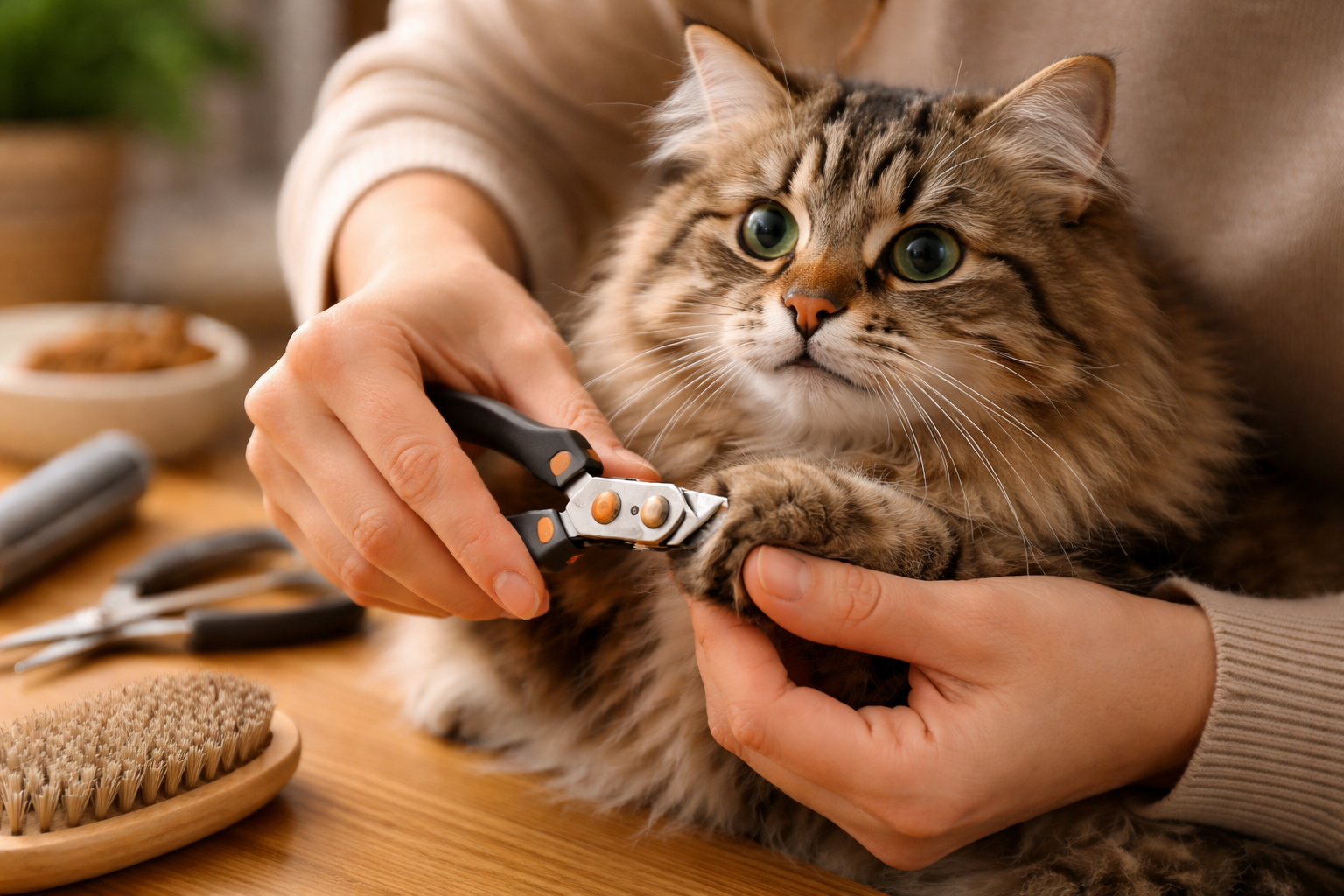 猫さんが爪切りを嫌がるのには、ちゃんと理由があるんです