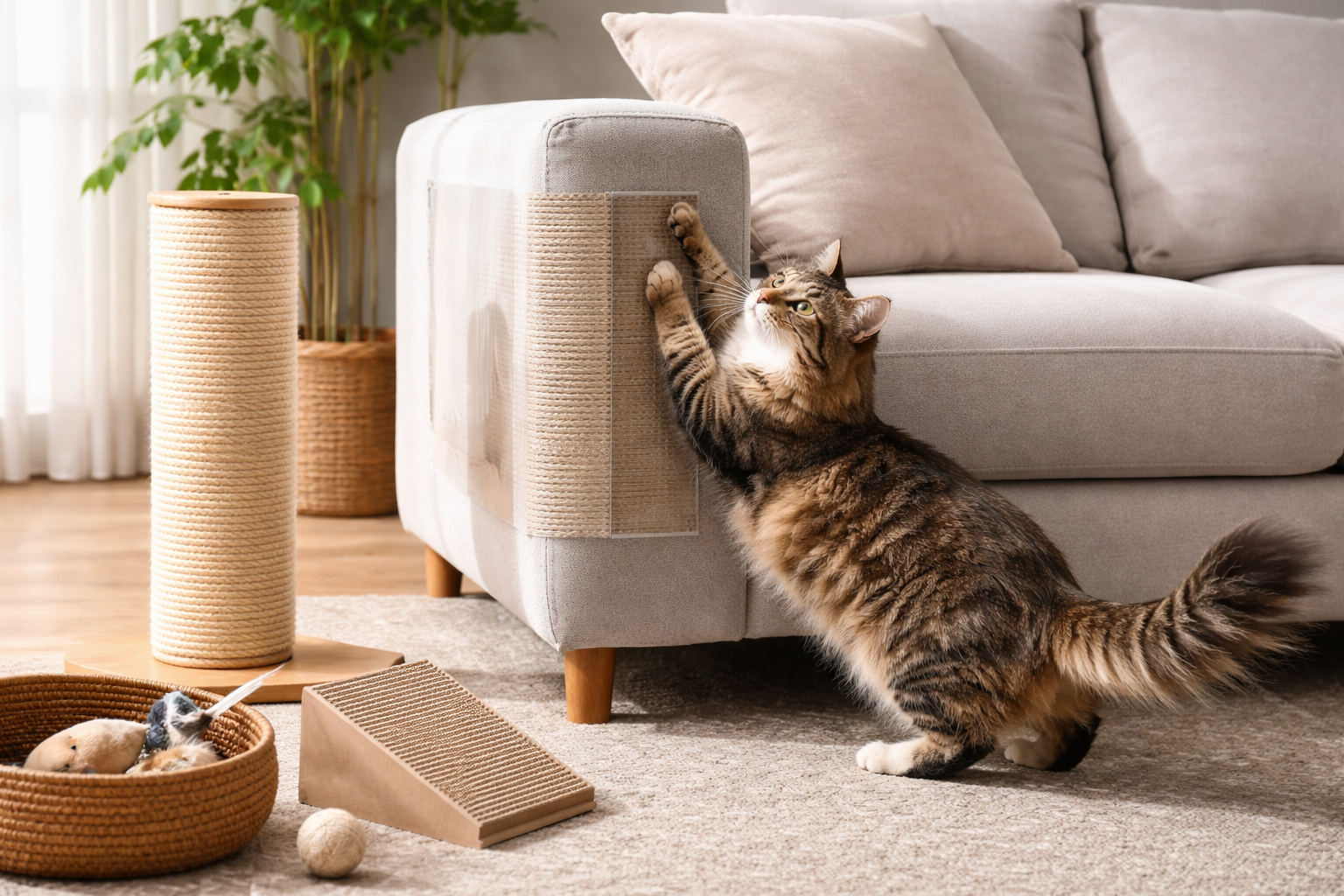 猫さんがソファで爪とぎするのは「快感」と「理由」があるからなんですね