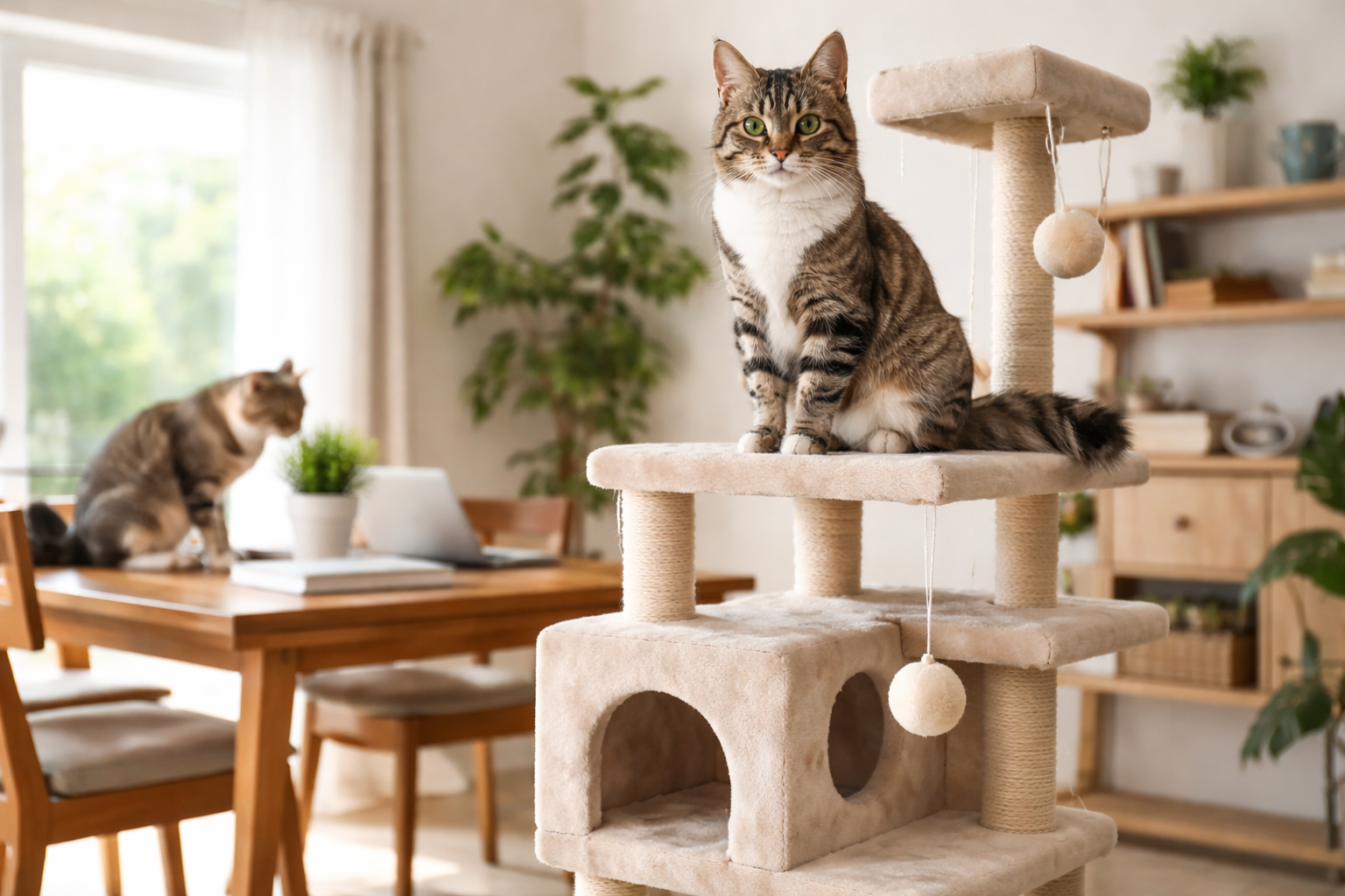 猫さんがテーブルや棚に乗るのは、困らせたいからじゃないんですね