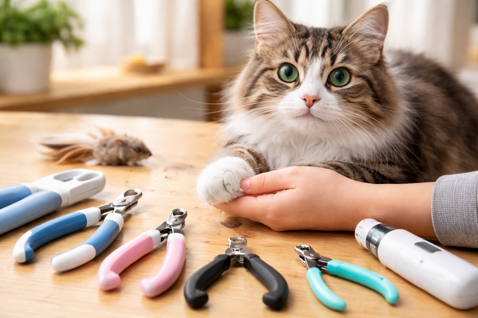 猫用爪切りのタイプ別特徴と、初心者さんの向き不向き