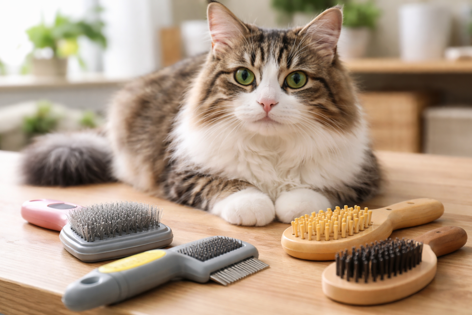 猫さんに合うブラシが変わるのは「毛の構造」と「目的」が違うからなんですね