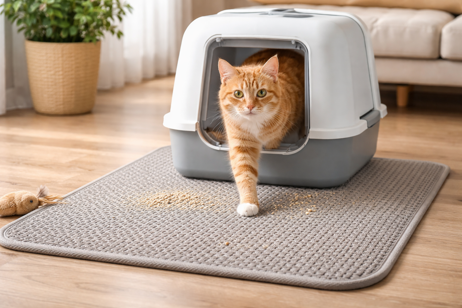 猫砂マットは「必要な人にはかなり助かる」アイテムなんですね