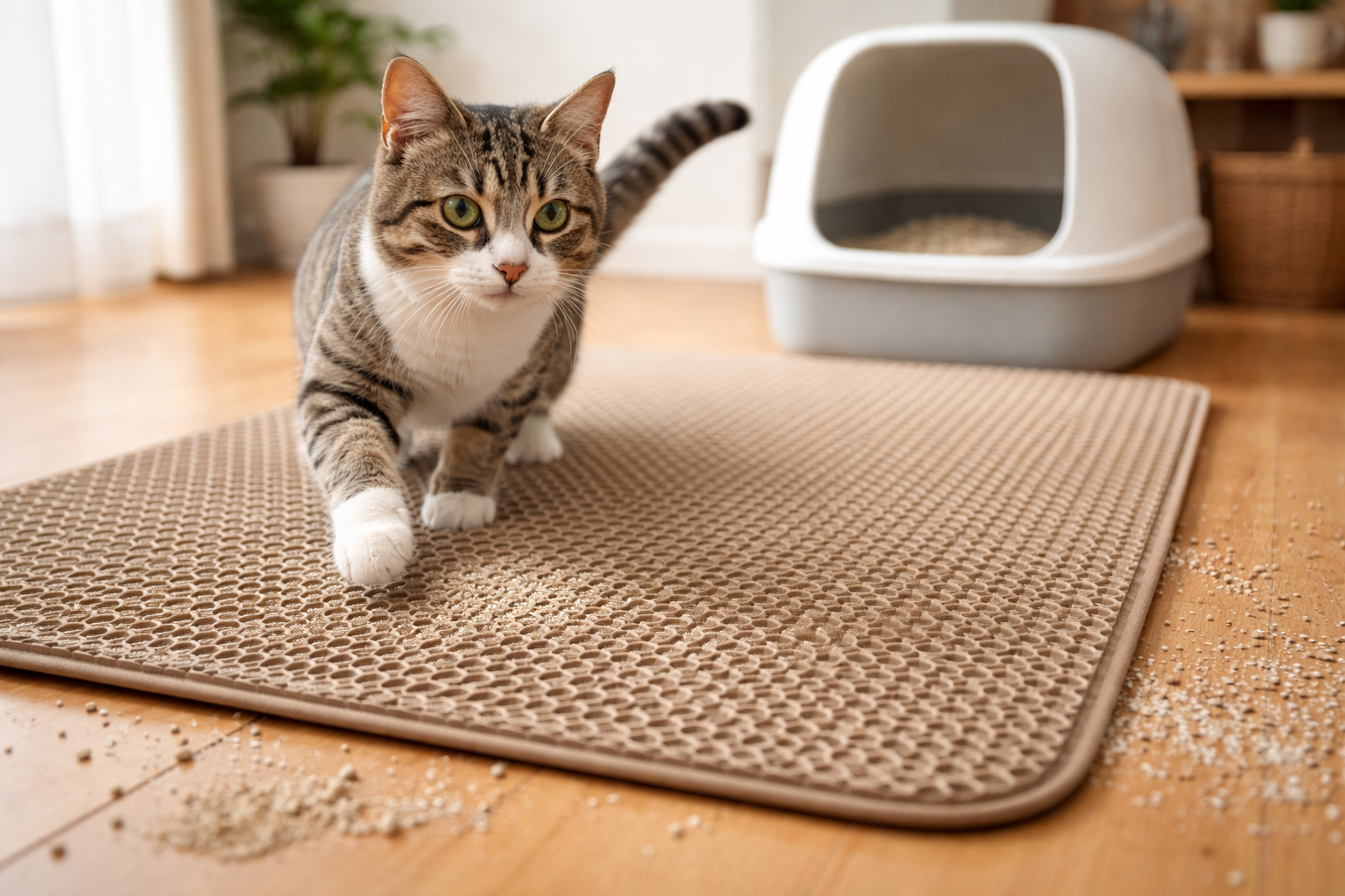 猫砂が散らかるのは、猫さんが悪いわけじゃないんです