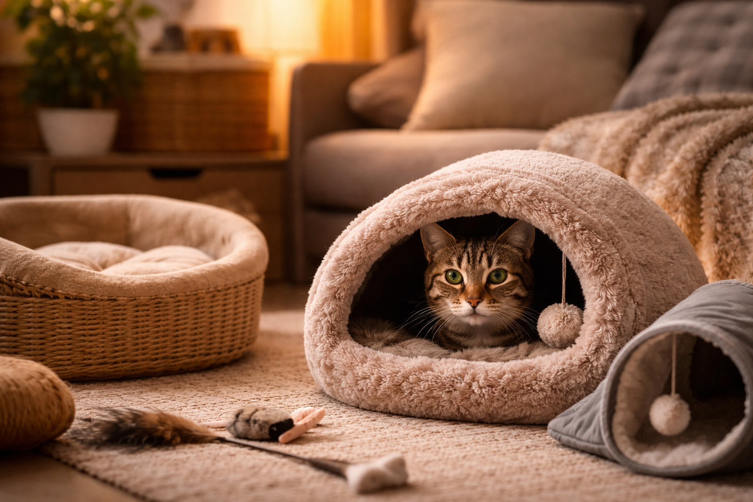 怖がりな猫さん向け:隠れ家グッズのタイプ別おすすめと選び方