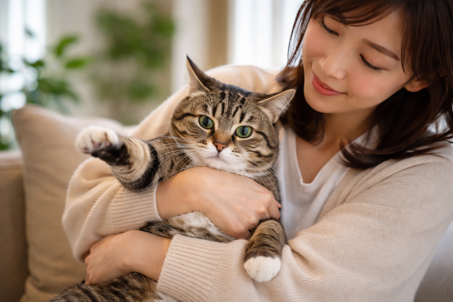抱っこに慣らすための基本は「安心を積み上げる」ことなんですね