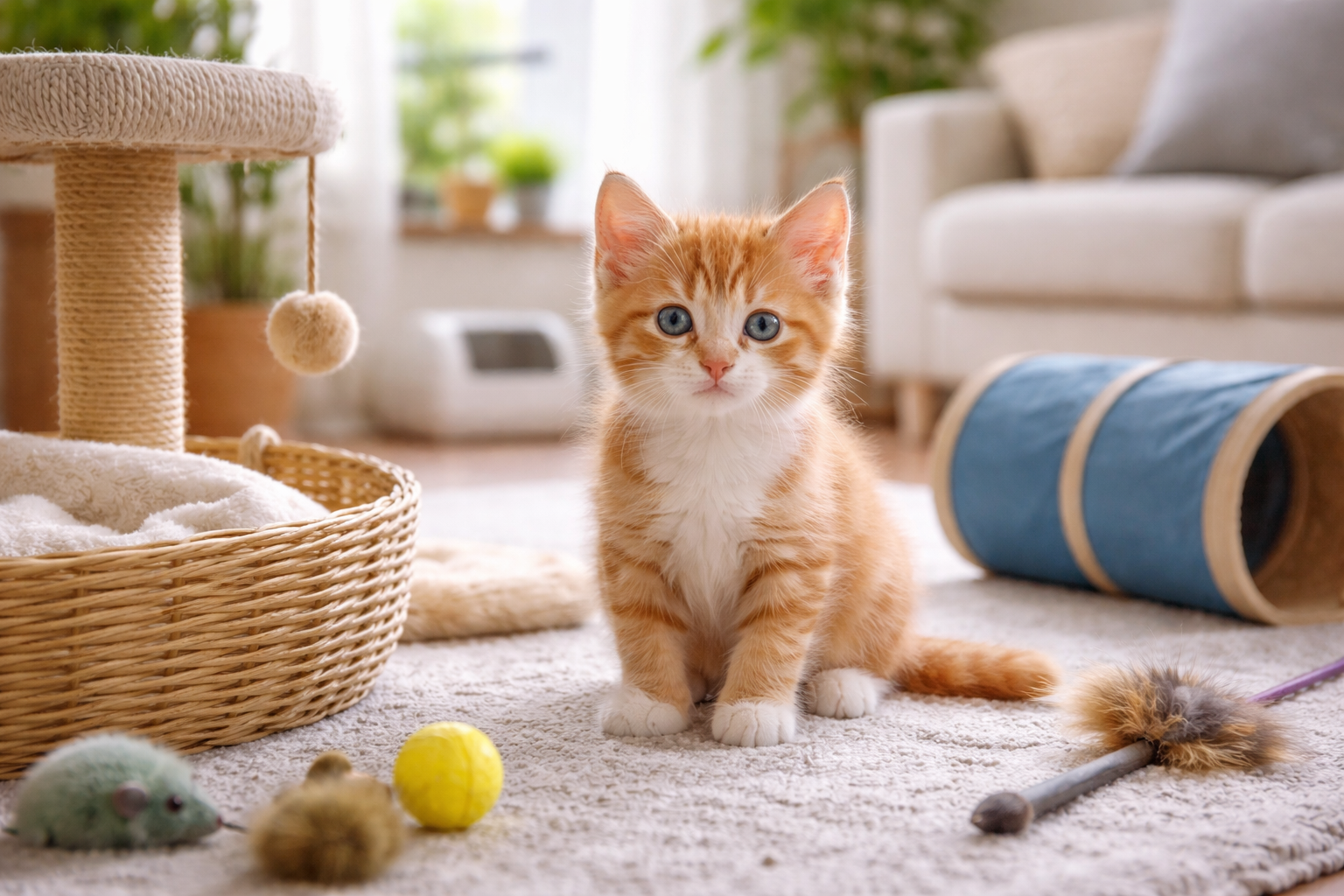 子猫さんが不安になりやすい理由と、部屋づくりが効く理由