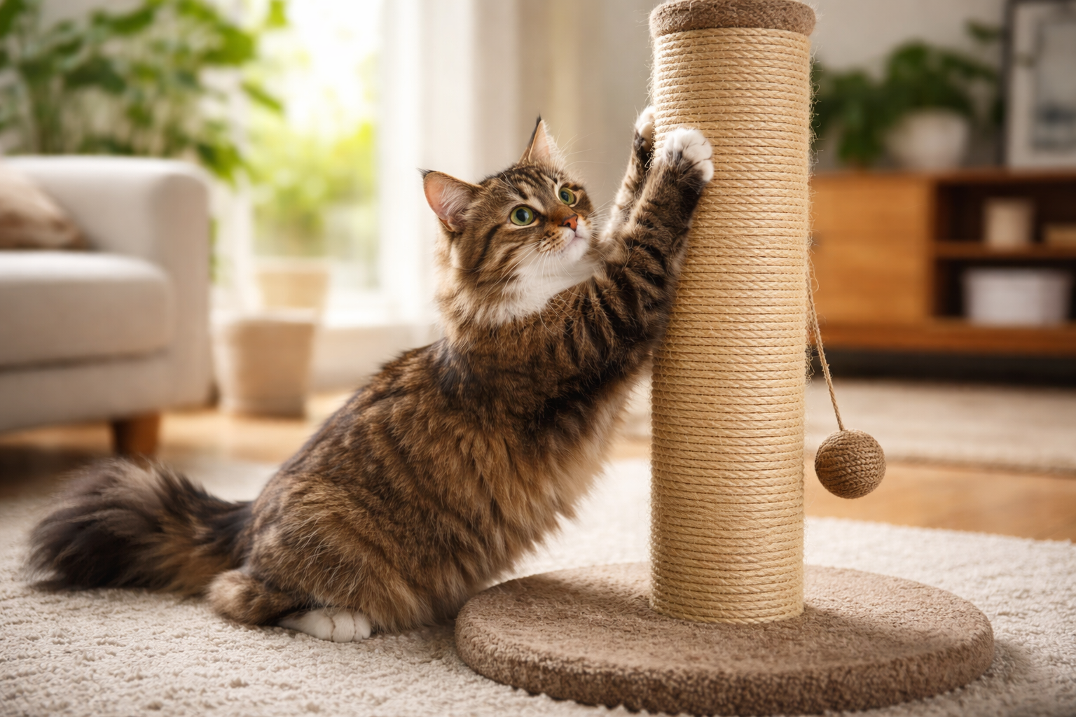 猫さんが爪とぎするのは「気持ちよさ」と「縄張り」の両方があるからなんですね