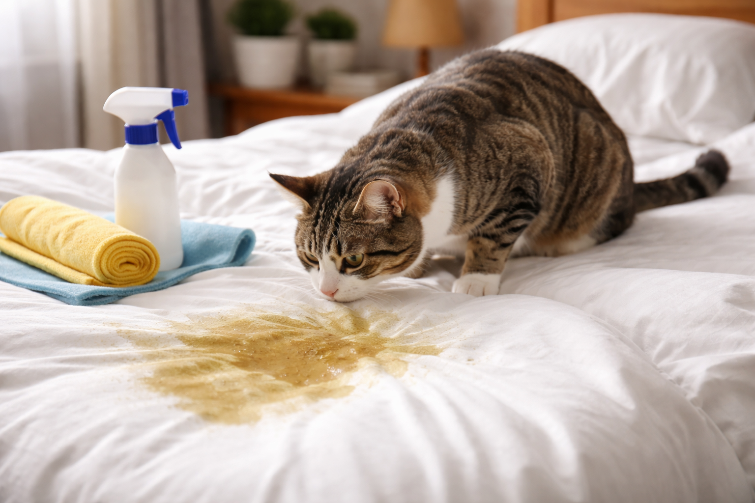 猫が布団でおしっこする理由をやさしくほどく