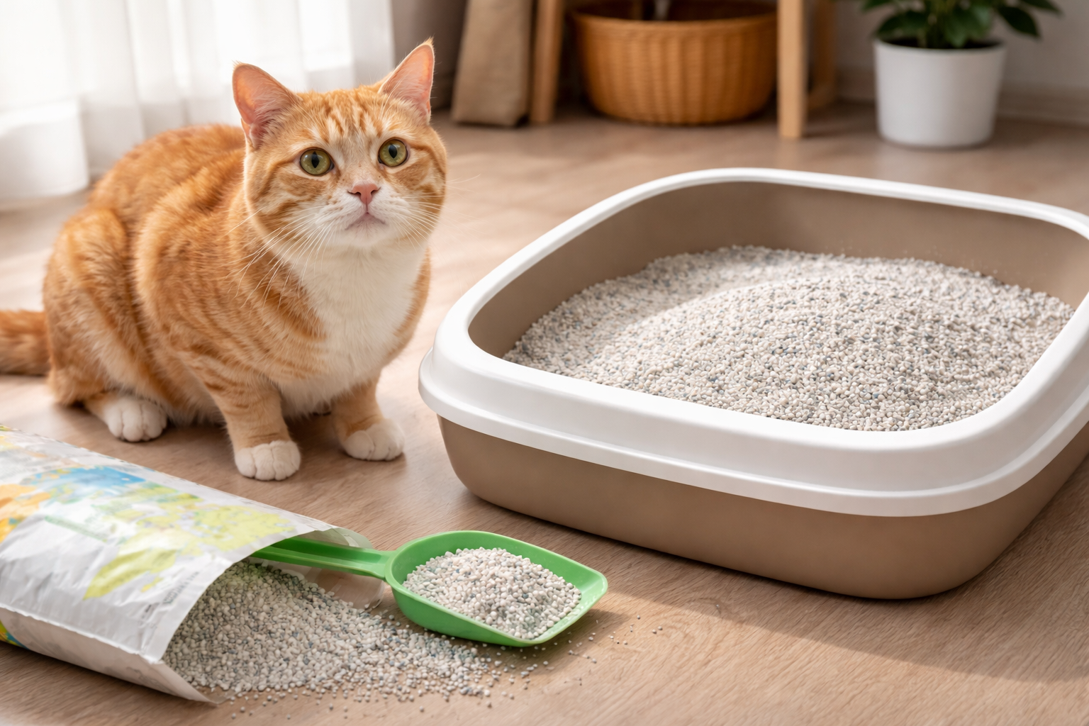 猫砂を変えるとトイレを嫌がるのは、変化が大きすぎることが多いんですね