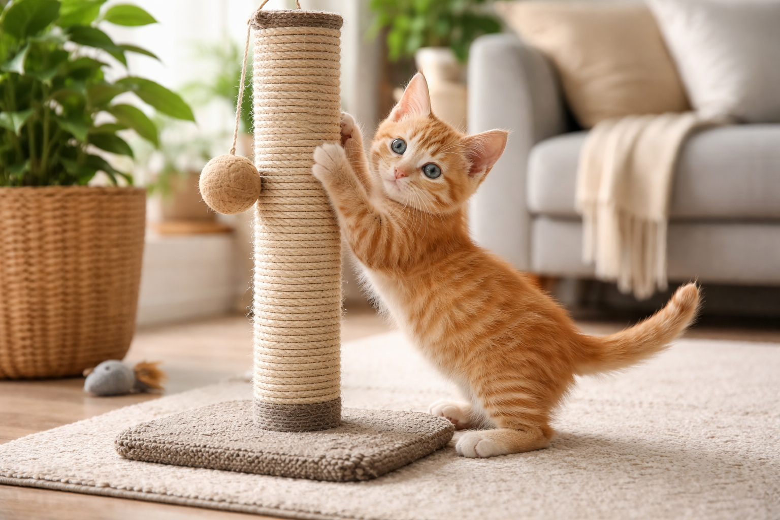 子猫の爪とぎは「場所を教える＋家具を守る」の二本立てが近道です
