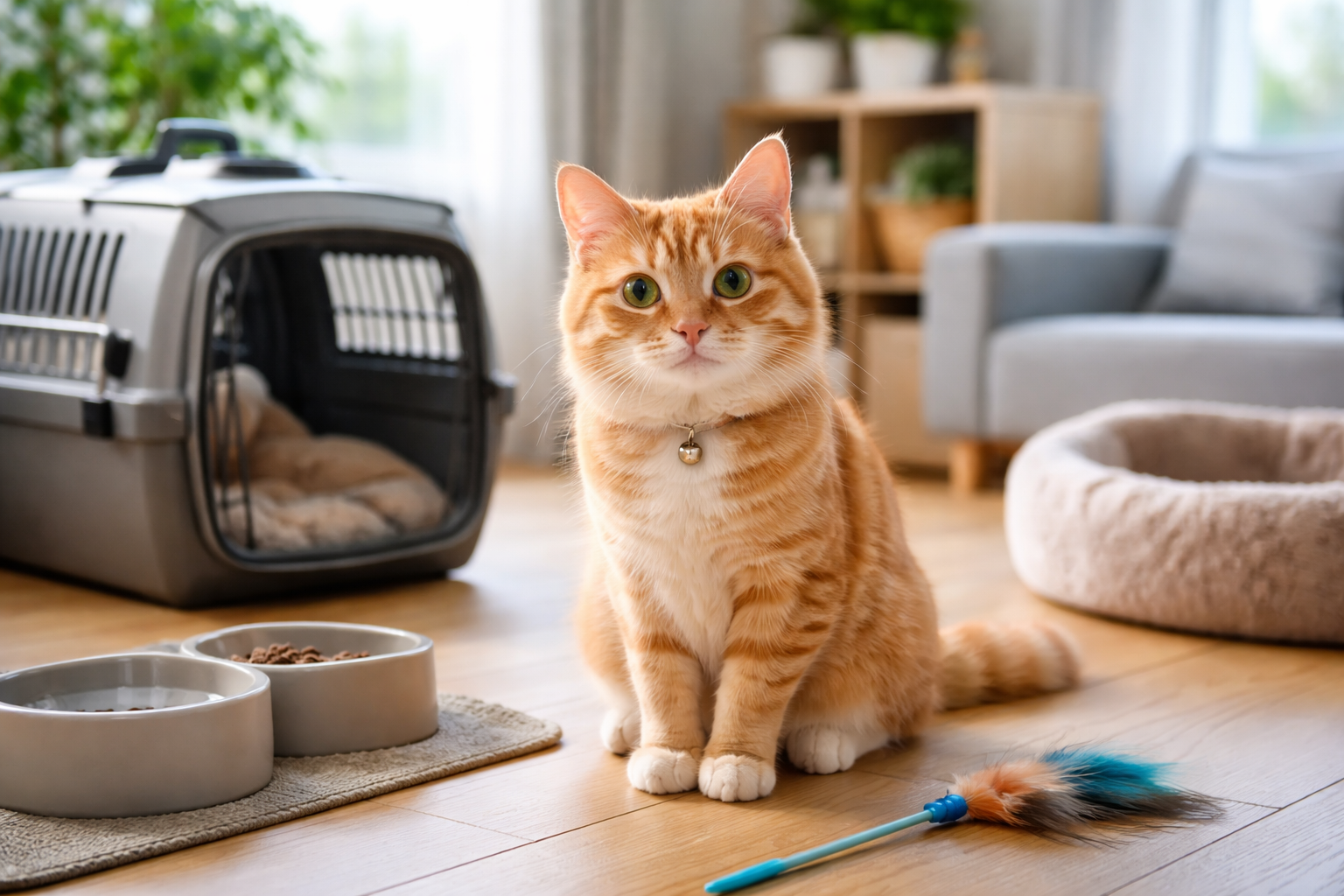 猫さんの留守番は「段階的に慣らす」と「環境を整える」で不安が減りやすいんですね