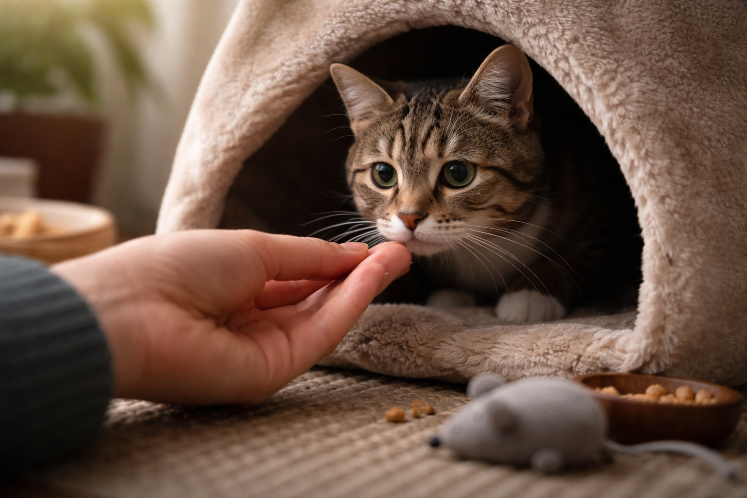 猫さんのペースを守りつつ「安全」を積み上げるのが近道なんですね