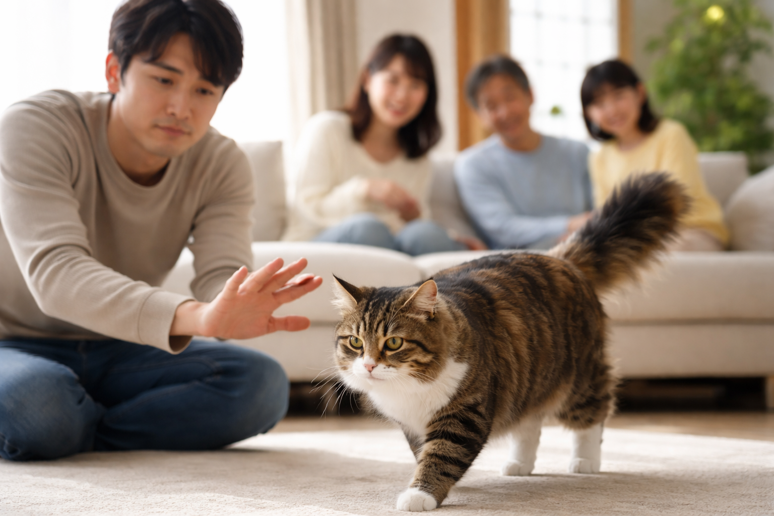 猫が「その人だけ」を避けるときに起きていること