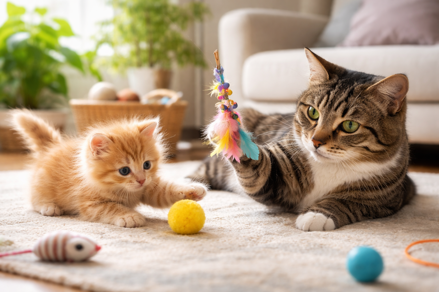 子猫と成猫の遊び方の違いは「発達段階に合わせた目的」が変わることなんですね